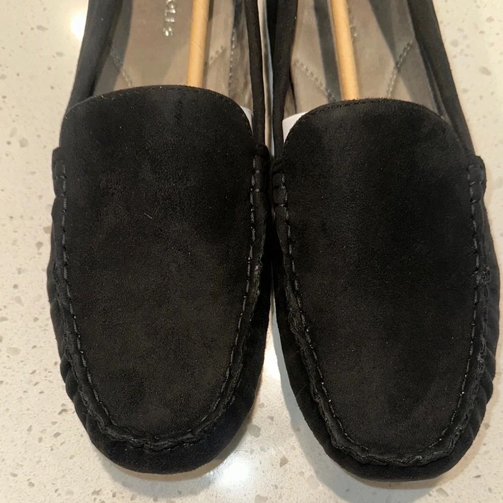 AEROSOLES Men's‎ Black Suede Loafers
